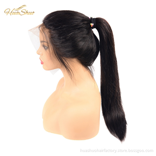 8-30 inch 13x4 Lace Front Human Hair Wigs Pre Plucked Brazilian Straight Remy Lace Frontal Wig For Black Women
